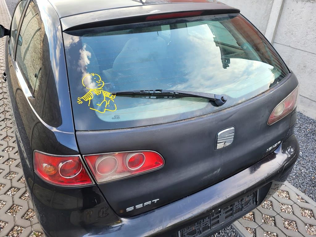 фото №13, Seat ibiza iii 3 02-08r крышка багажника бампер лампы балка направляющие kompletny задняя lc9z