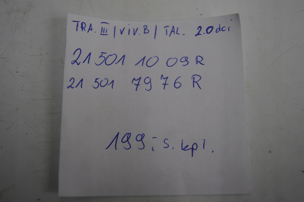 фото №11, Труба шланг wody talento 2.0 dci vivaro b trafic iii