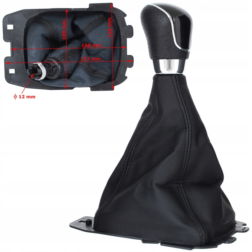 фото №2, Ручка важіль перемикання передач + чохол do ford ecosport 2012-