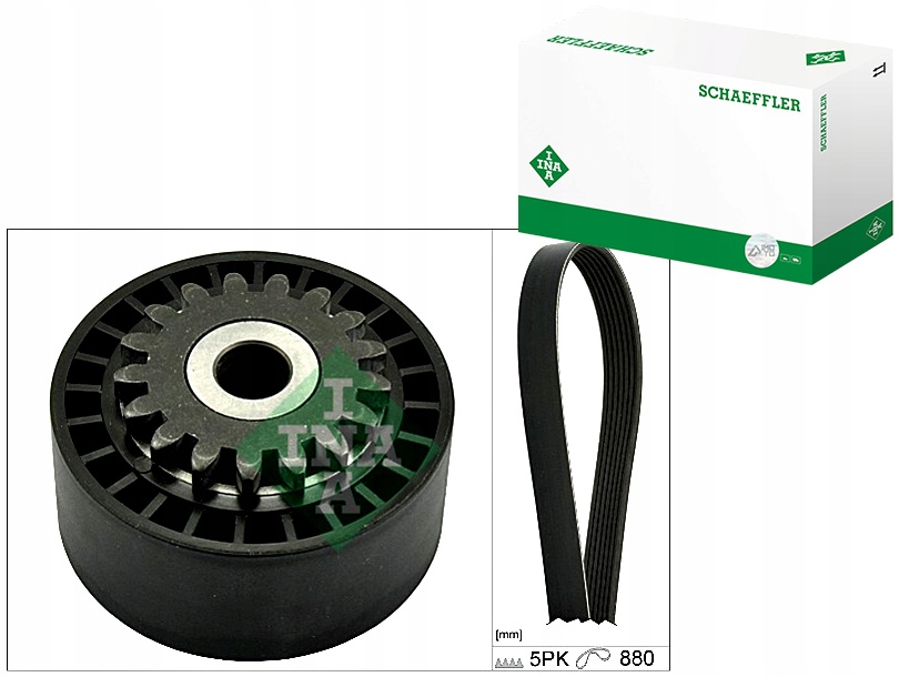 фото №1, Набор ремни многоручейковых с ролики renault clio i clio ii kangoo