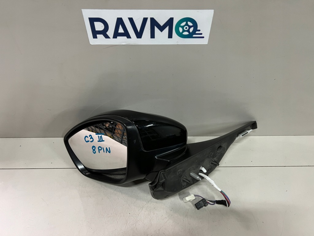фото №1, Зеркало левая citroen c3 iii 8 pin