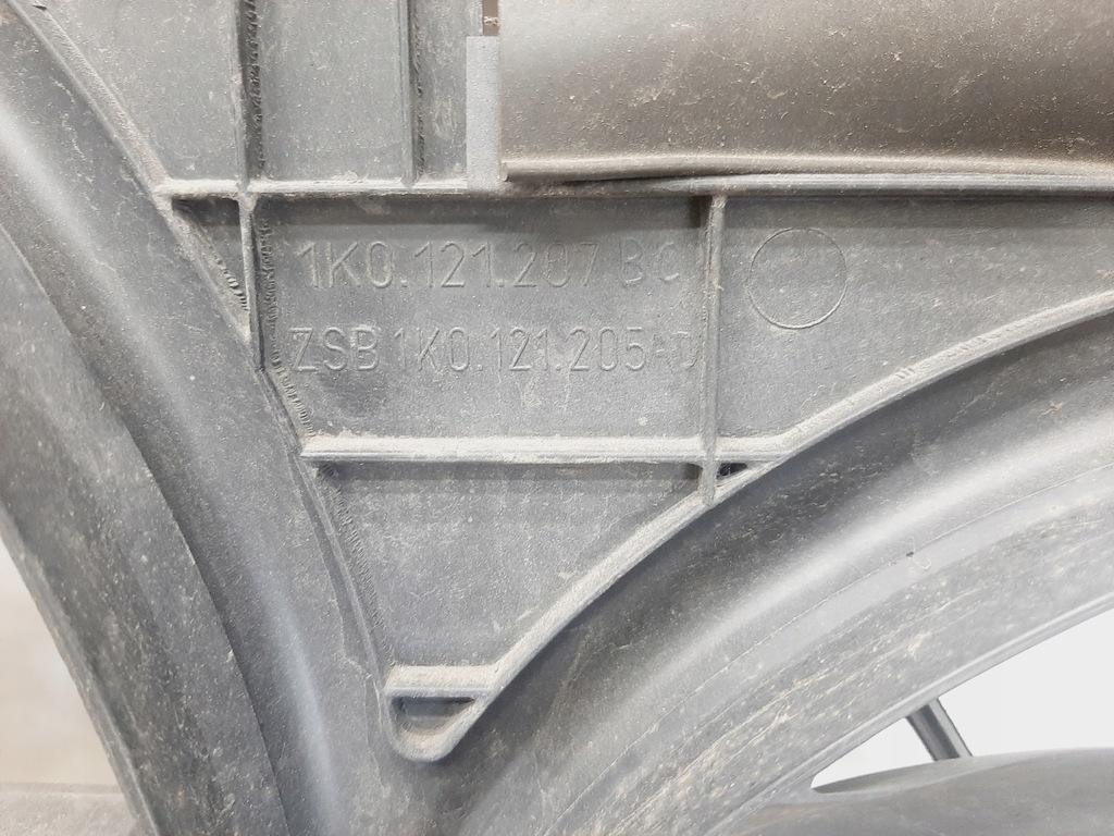 фото №6, Вентилятор корпус радіатора audi vw 1k0121207bc