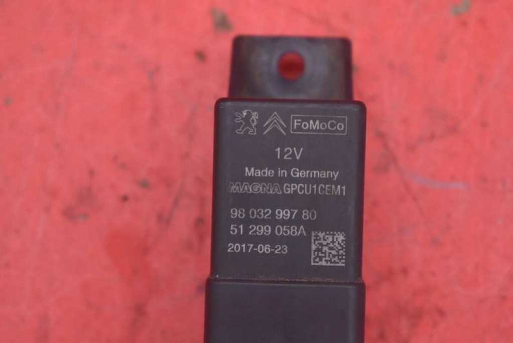 фото №7, Реле свеча накаливания 9803299780 ford s-max mk2 2 ii 2.0 tdci 150 km