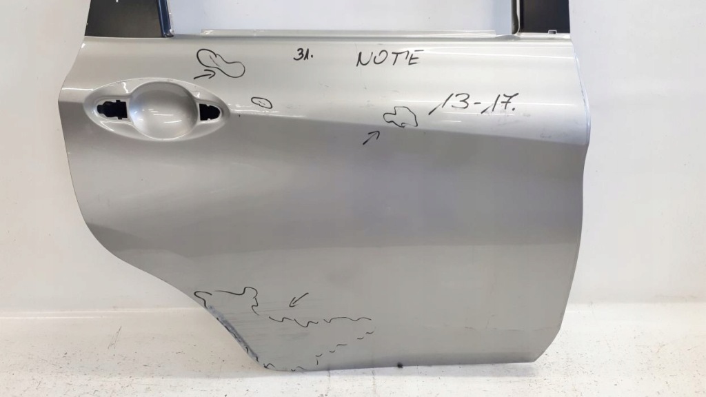 фото №2, Nissan note 2013-2017 дверь правое задняя