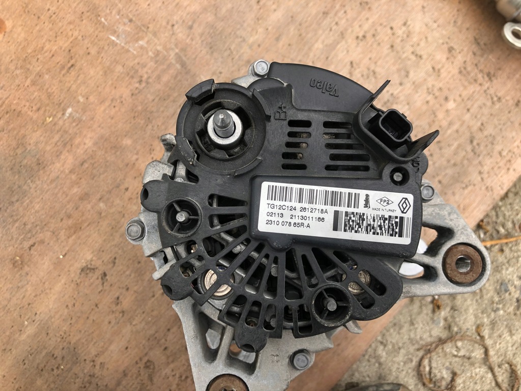 фото №2, 2612718a генератор renault clio iv 1.5 dci