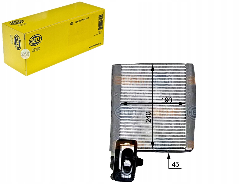 фото №1, Испаритель кондиционера [hella]