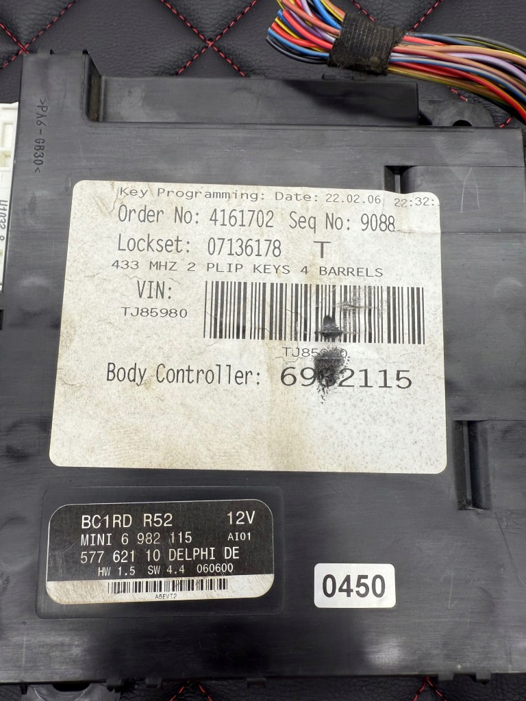 фото №3, Mini cooper r52 cabrio модуль/блок управления комфорта 6982115