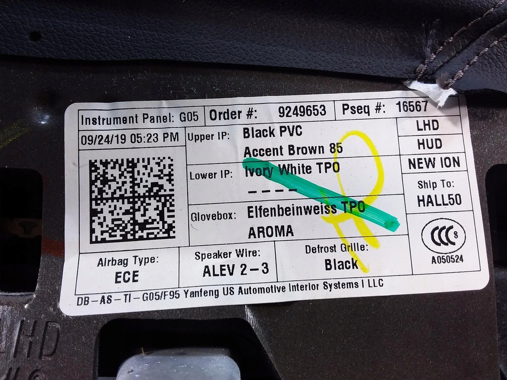 фото №7, Bmw x7 g07 приборная панель консоль hud eu подушки безопасности kpl