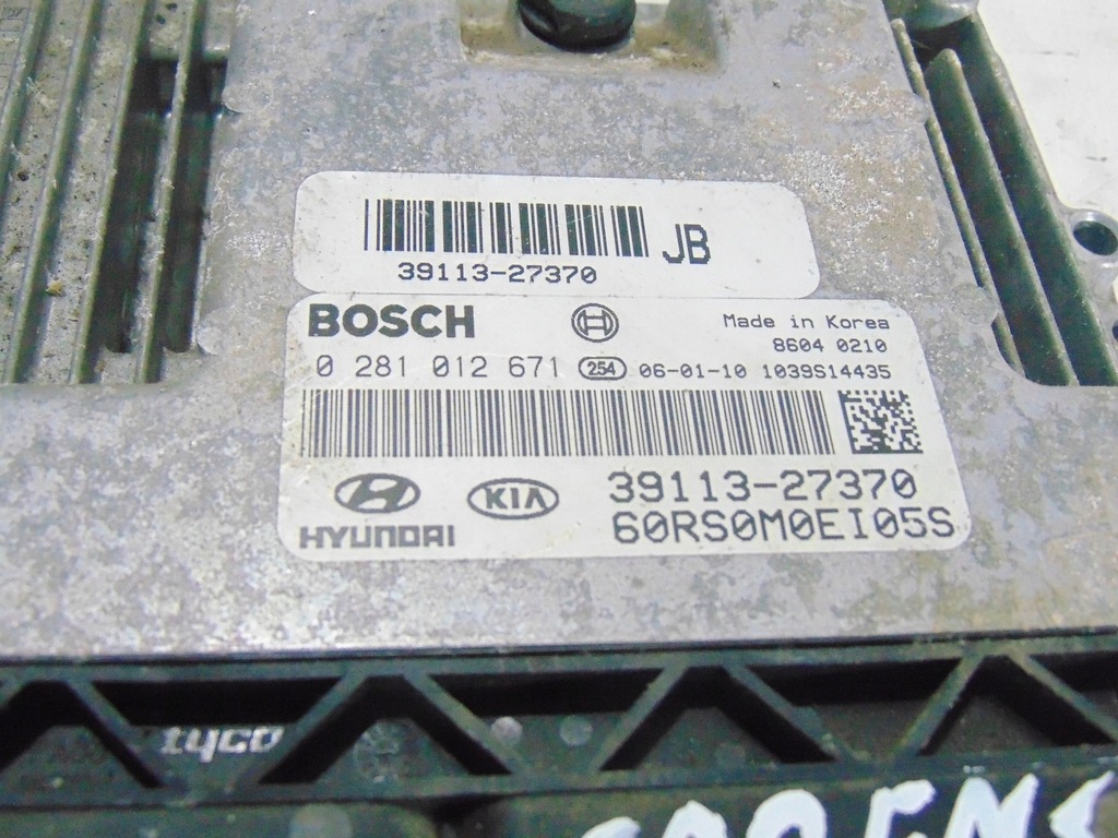 фото №5, Бортовий комп'ютер двигуна kia carens ii 39113-27370