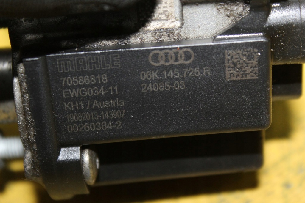 фото №7, Клапан блок керування турбіни 06k145725r a4 b8 1.8tsi