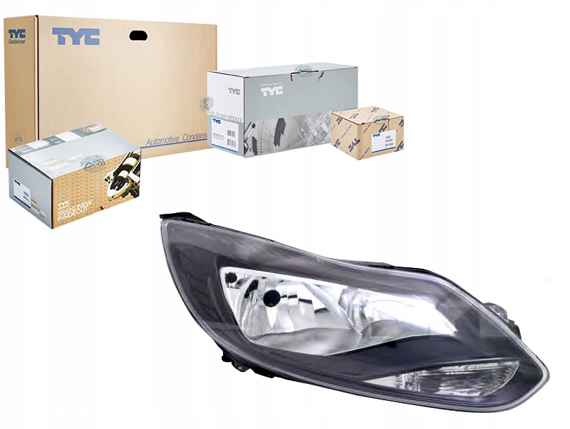 фото №1, Лампа передня права ford focus 11-11.14 h7/h1 tyc