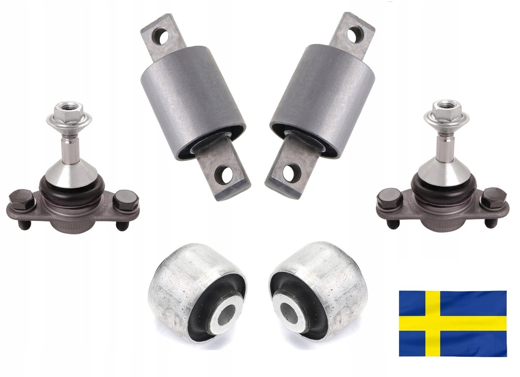 фото №1, Втулки+ шарніри важіль volvo xc70 2000-08 szwedzkie kpl.