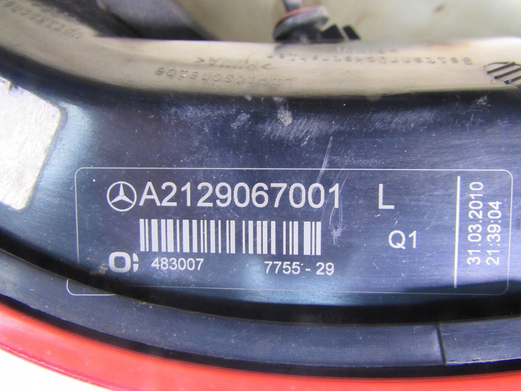 фото №7, Mercedes e w212 212 sedan лампа левая задняя задняя led a2129067001