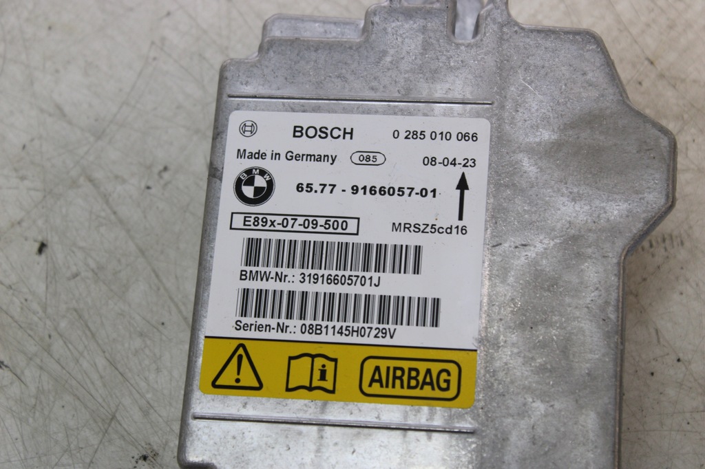 фото №6, Модуль подушка безпеки датчик bmw e92 e90 e87 9166057