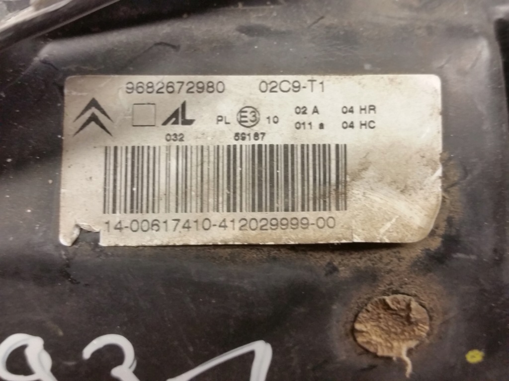 фото №15, Лампа права передня правий перед citroen c3 i 1 europa lift 05-09