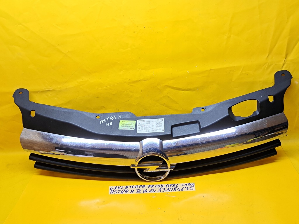 Решётка радиатора решётка радиатора перед opel astra h iii хром 04-12r европа 13108463 . с Разборки