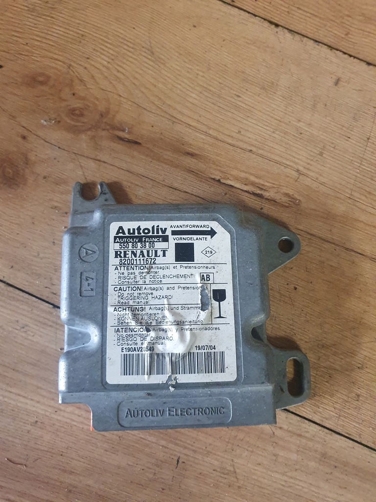 фото №1, Модуль подушка безопасности renault scenic i 8200111672