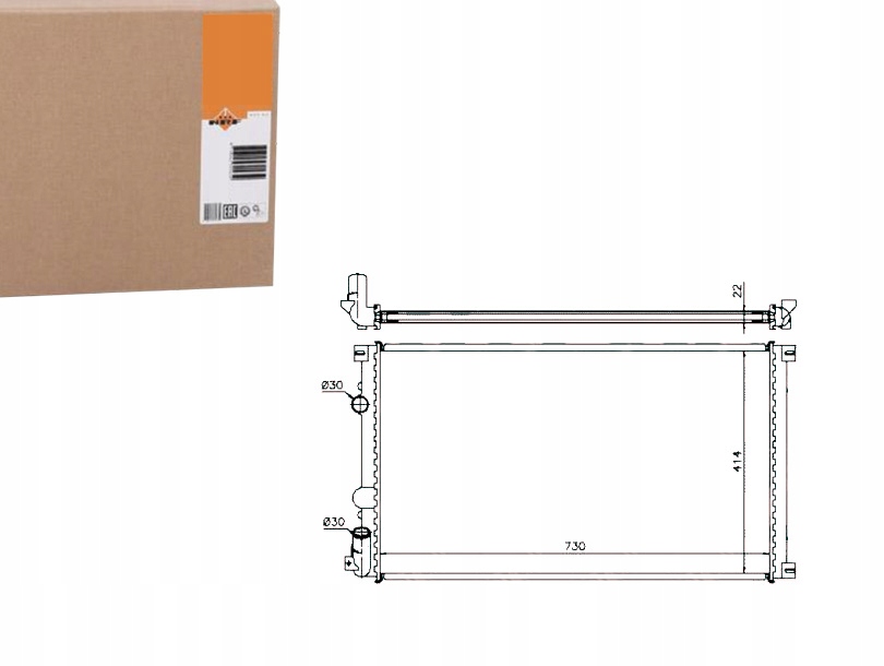 Купити Nrf58321 радіатор renault master 1,9/2,2/2,5dci