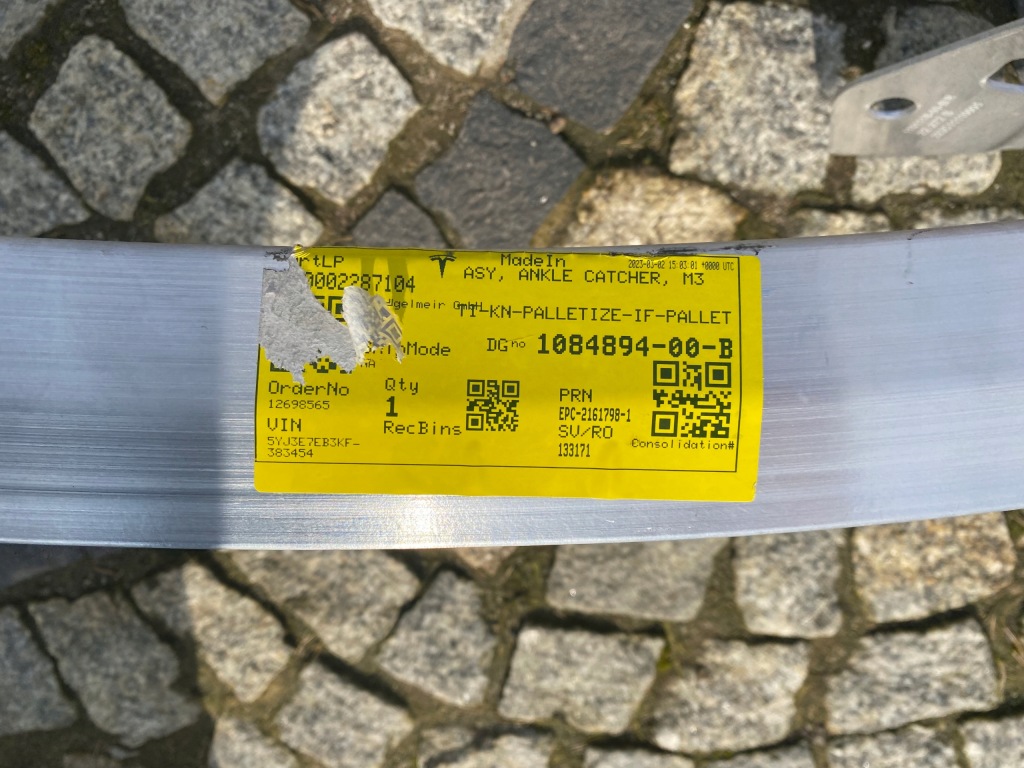 Tesla 3 усилитель балка нижняя 1084894-00-b nowa Цена