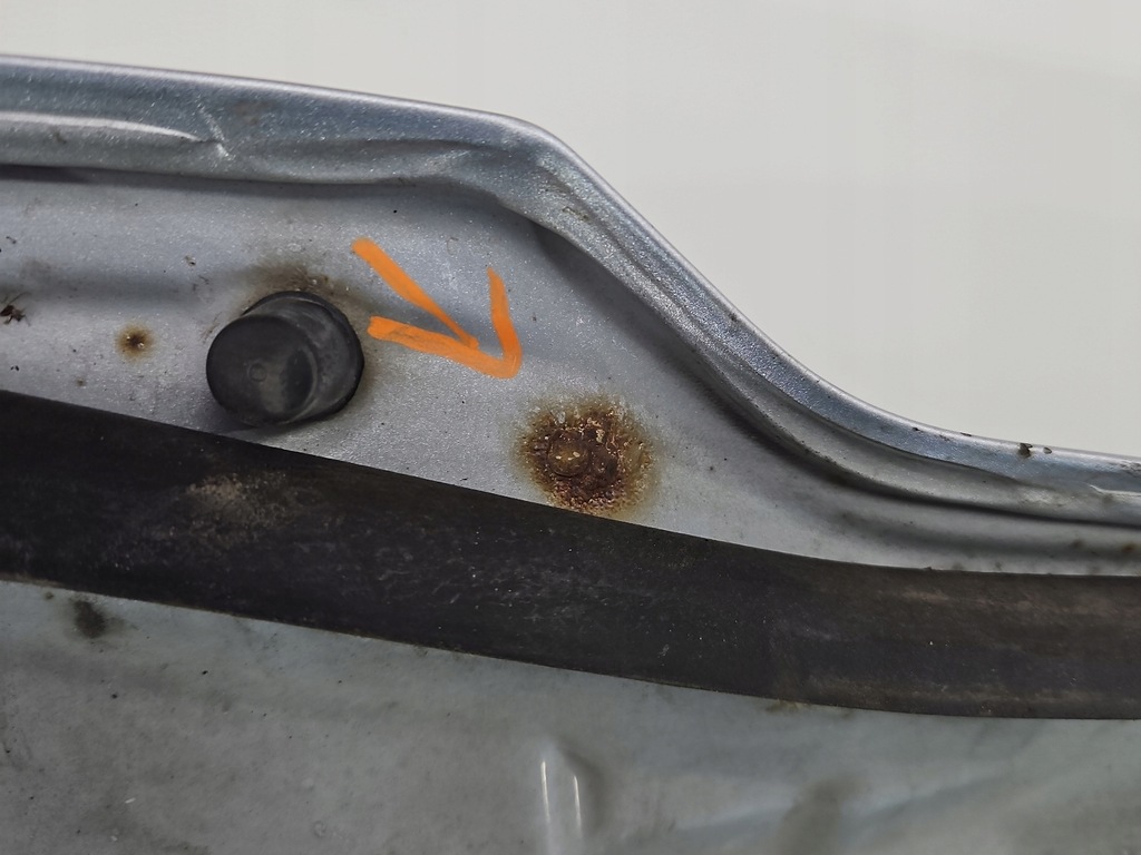 фото №14, Капот передня mitsubishi outlander i 03-06 сріблястий a31