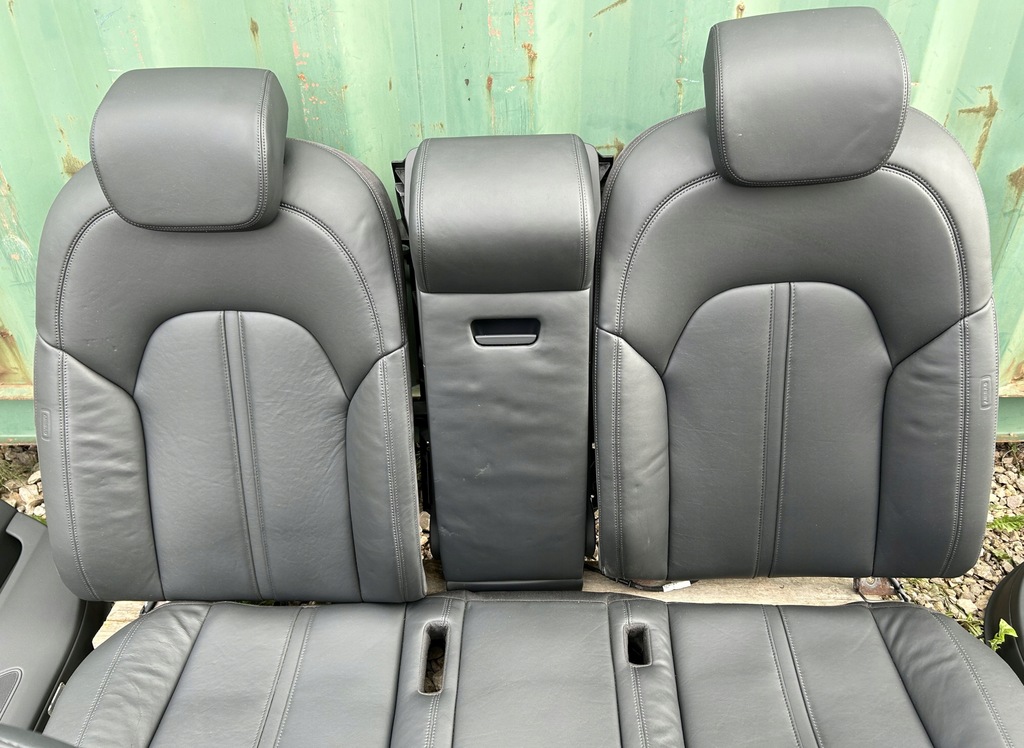 фото №10, Сидіння шкіра sokórzane чорні з підігрівом електрика audi a8 d4 4h0