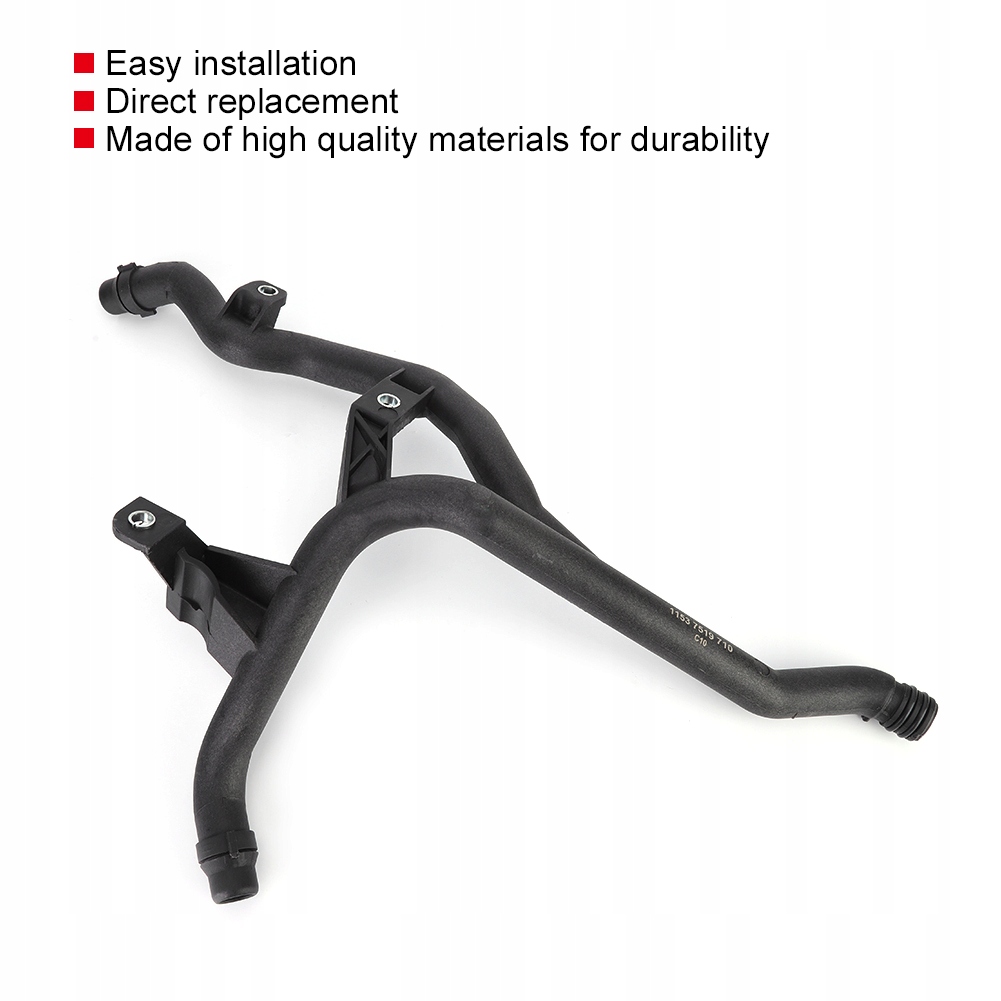 фото №8, Труба водяная жидкость охлаждающий радиатора 11537519710 abs pasuje do e60 e66