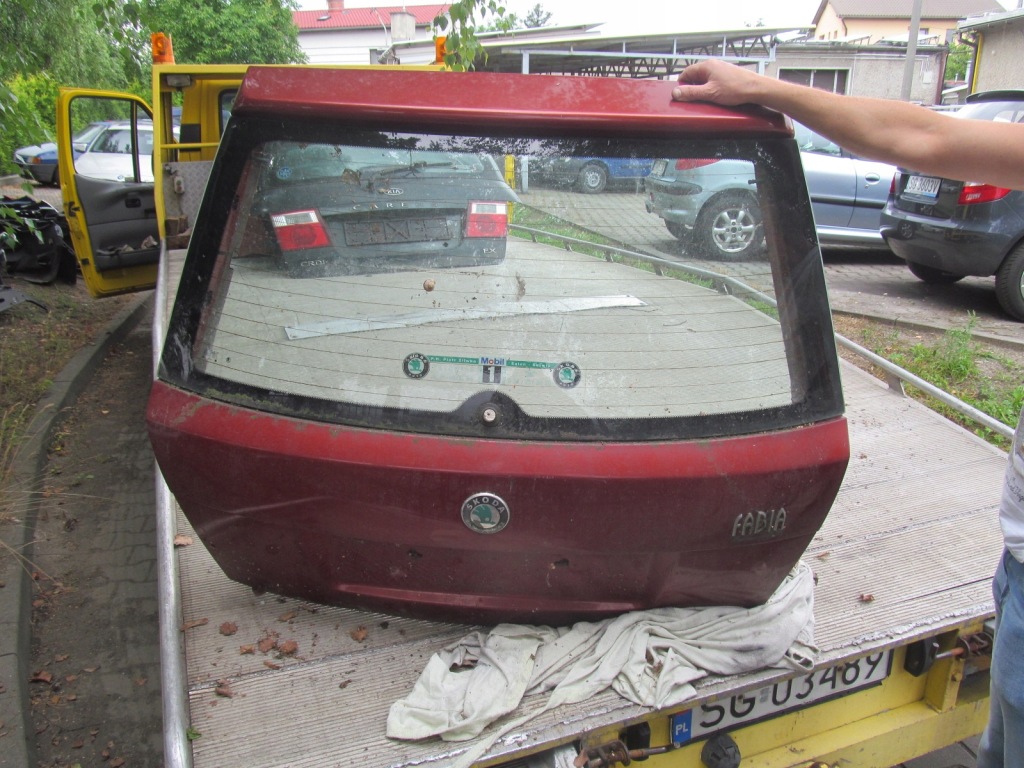 фото №1, Skoda fabia hb 99-07 кришка багажника кришка задня c402