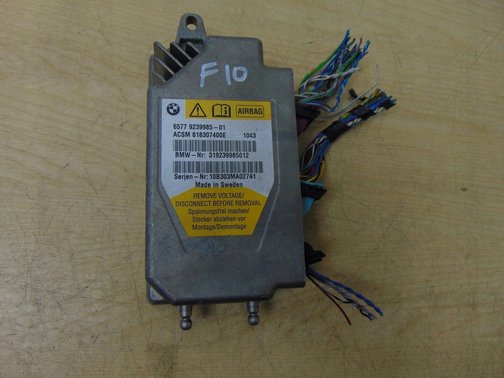 фото №1, Датчик модуль подушка безпеки bmw f10 f11 9239985