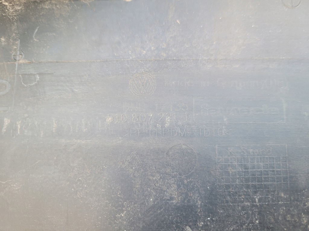 фото №11, Vw golf 7 vii sportsvan 510 бампер передний перед