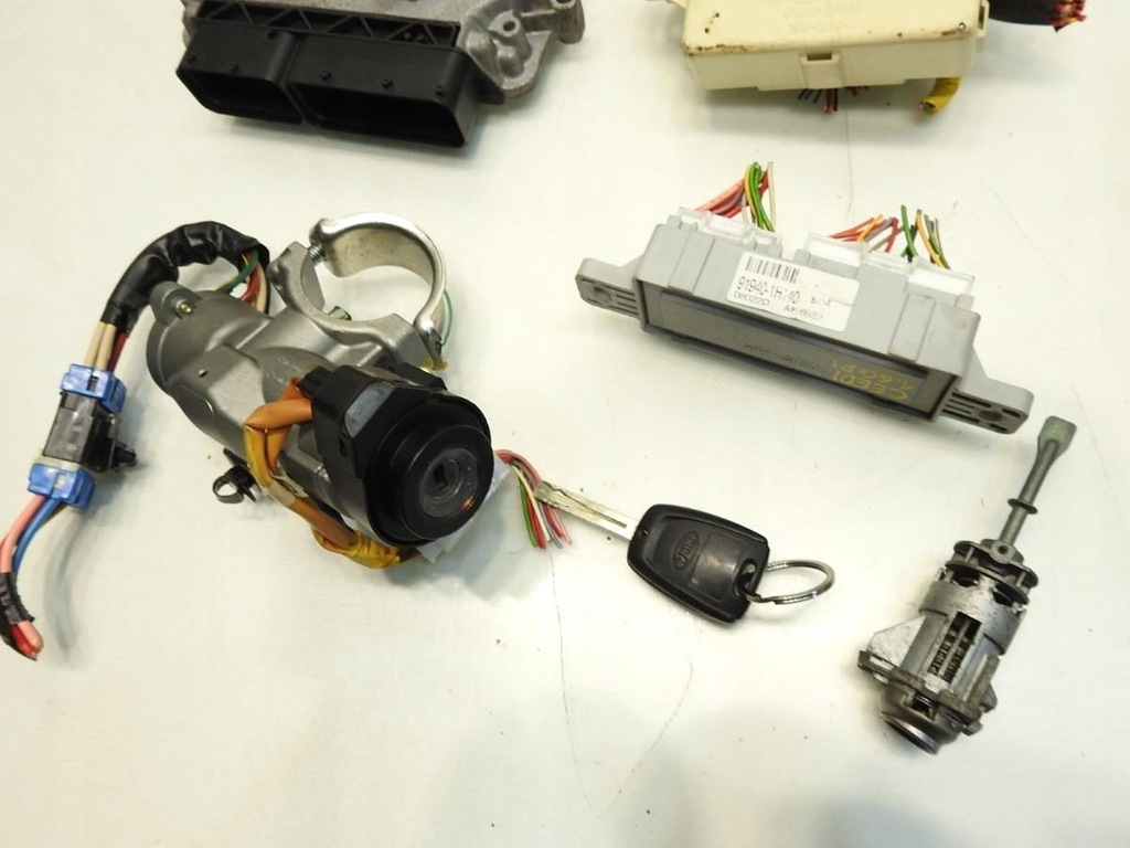 фото №8, Бортовий комп'ютер набір стартовий імобілайзер kia ceed i 1.6 gdi 39110-2b660 91950-1h540