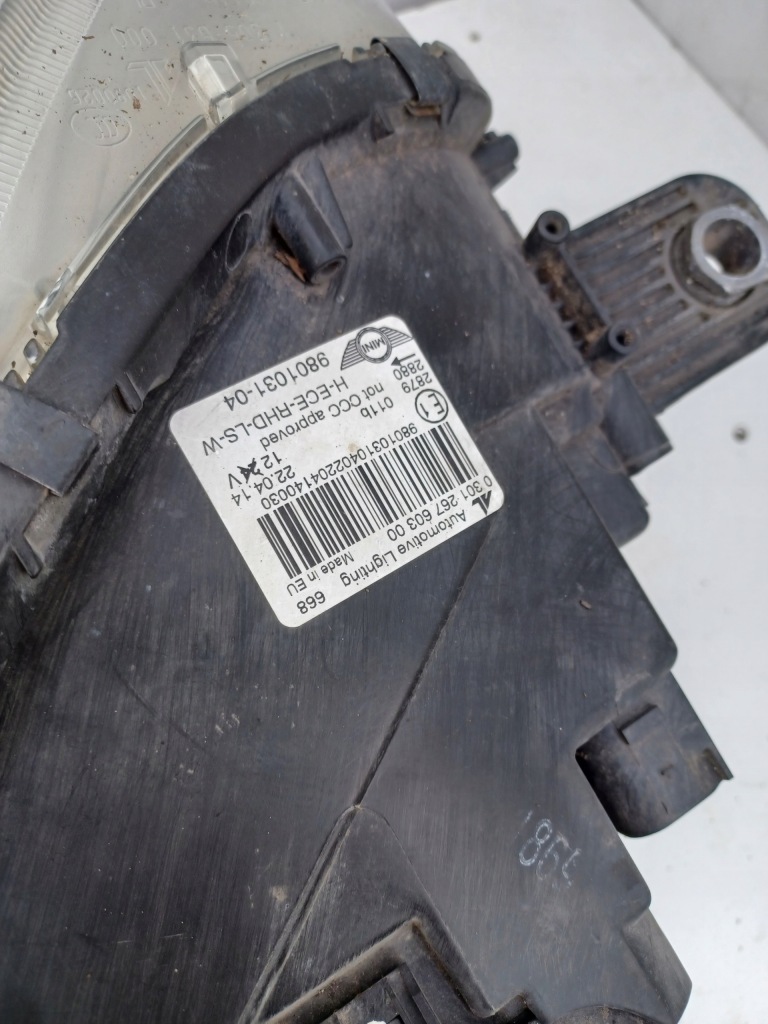 фото №6, Mini countryman r60 лампа левая перед передняя фара 9801031 anglik uk