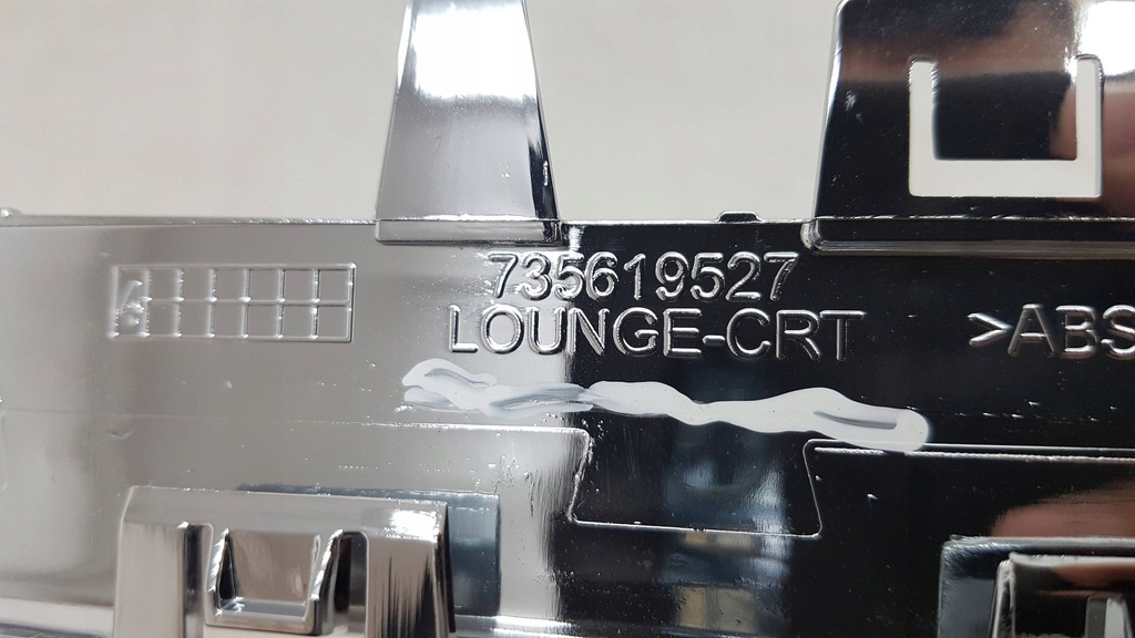 фото №6, Fiat 500 500x lift 16-20 молдинг хром бампера перед bdb