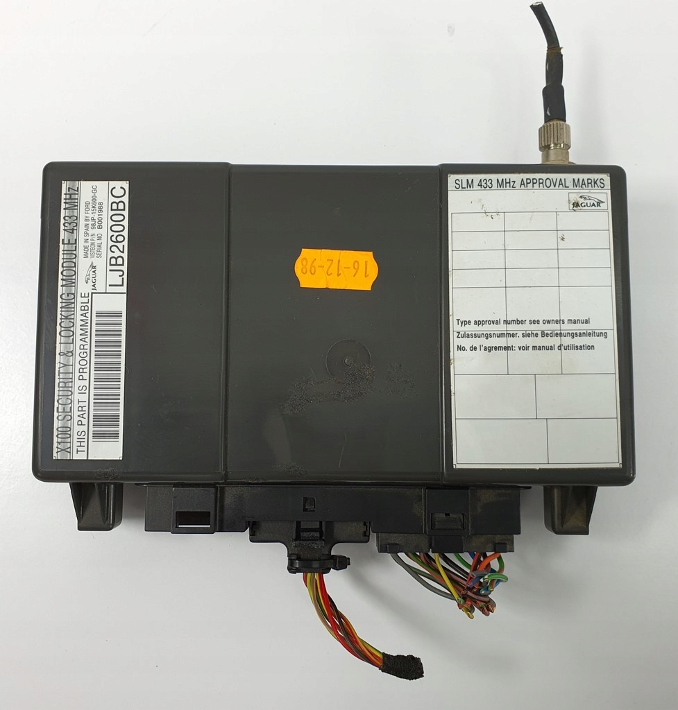 фото №1, Модуль замка центрального jaguar xkr x100 ljb2600bc