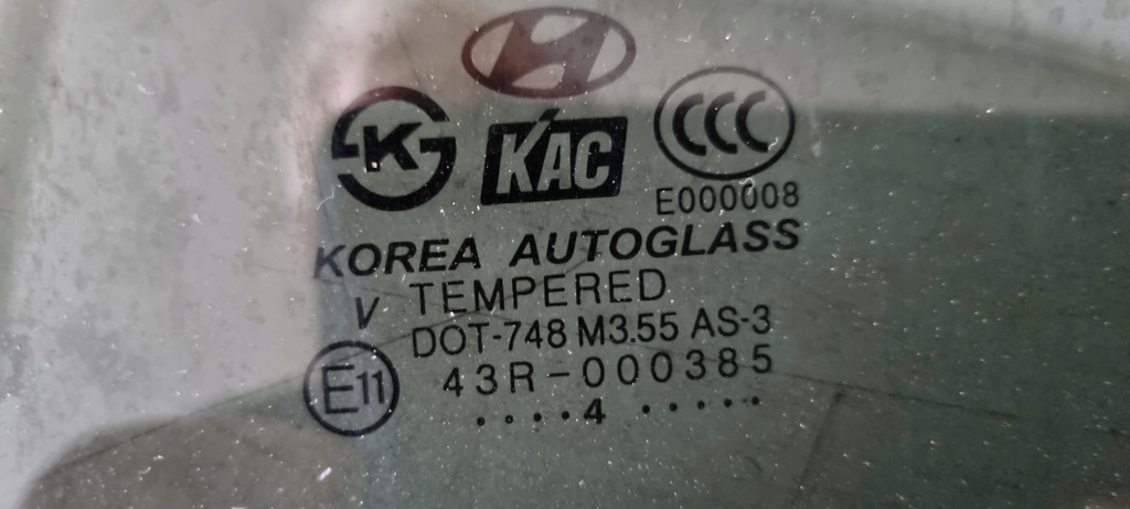 фото №8, Стекло дверь правый задняя do hyundai terracan