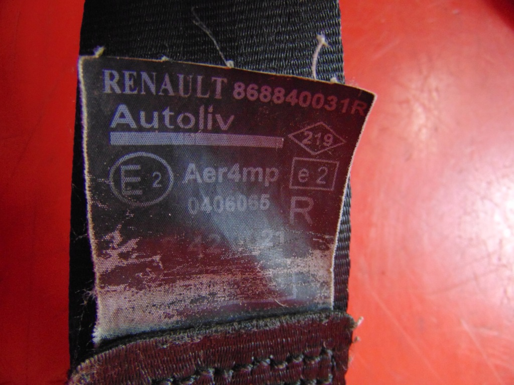 фото №10, Renault laguna iii 3 pas безпеки правий перед натягувач kpl