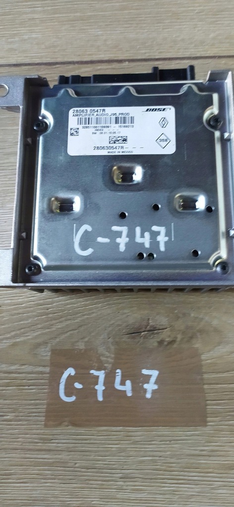 фото №1, Підсилювач renault clio iv rs 280630547r