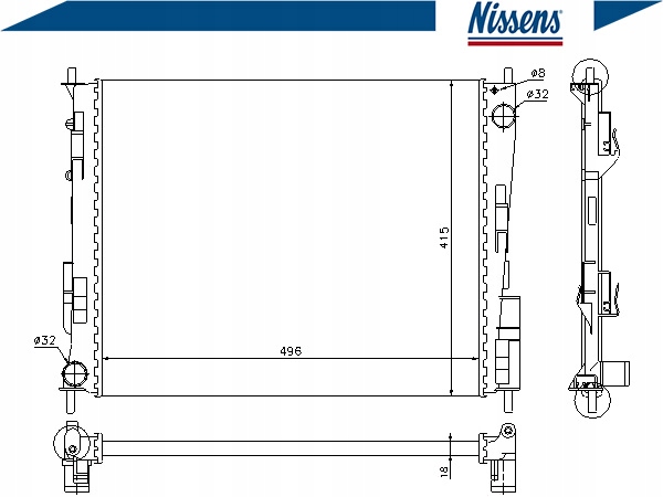 фото №2, Радиатор wody renault twingo ii 1.5 dci 75 cn0_