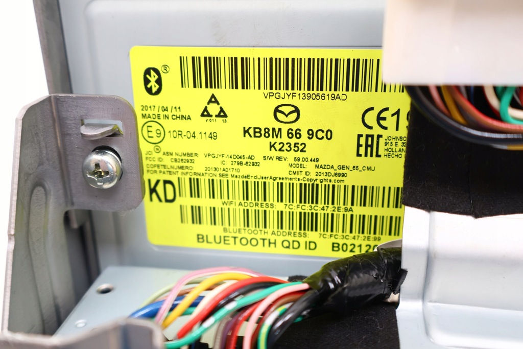 фото №7, Mazda cx-5 ii 17- радіо екран навігація kb8m669c0