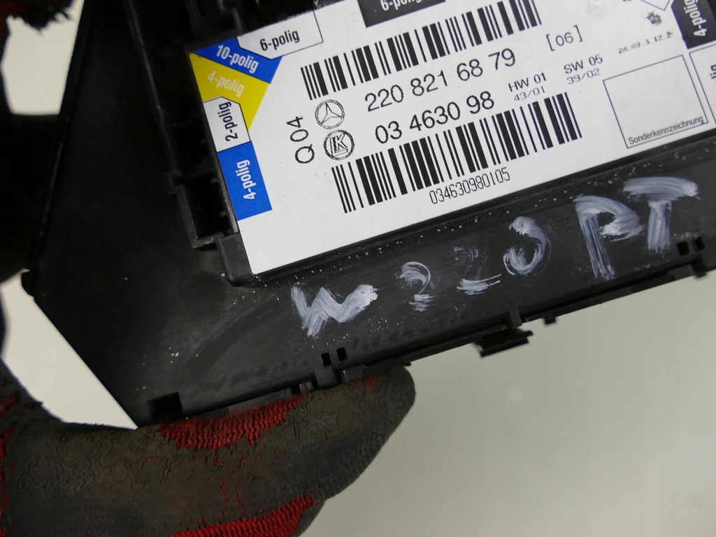 фото №4, Mercedes s w220 lift модуль дверь блок управления p.t.