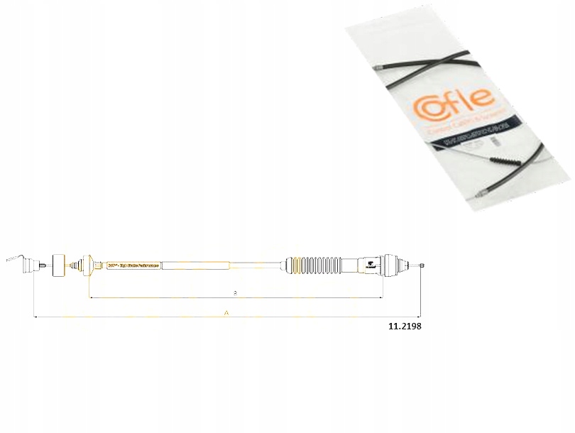 Купити Cofle тягa трос зчеплення 2150ah 2150cs 96481803