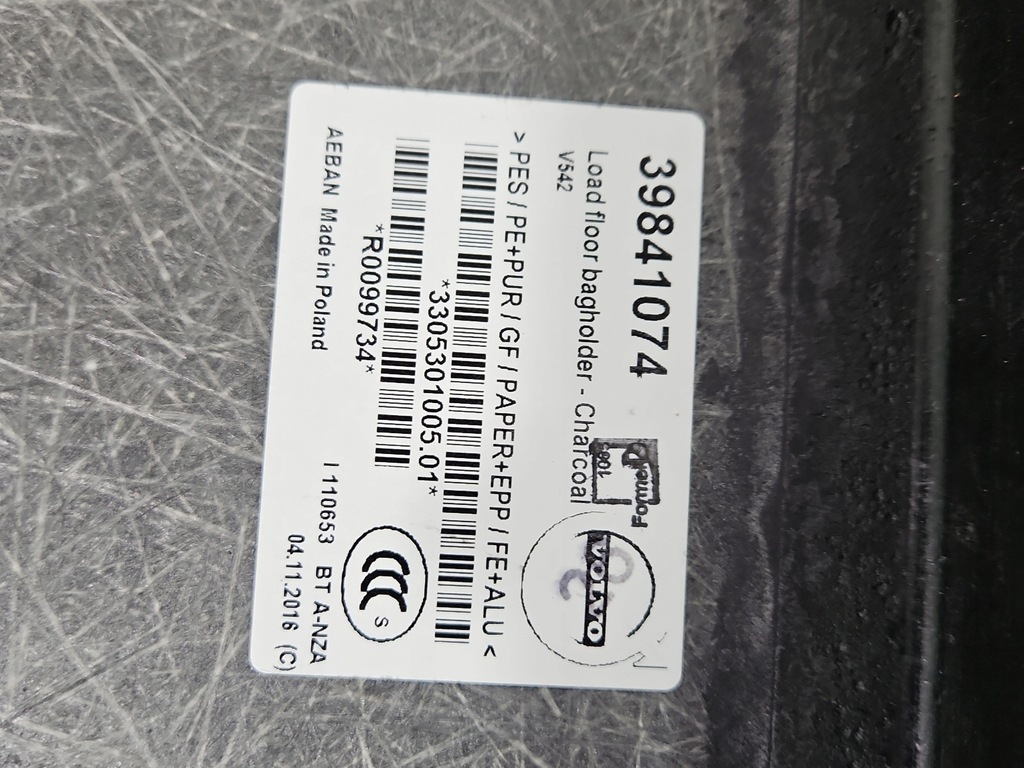фото №13, Обшивка багажника підлога volvo v90 39841074