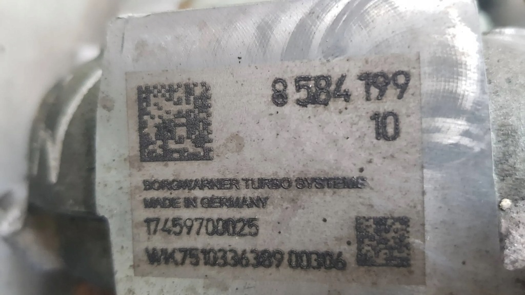 фото №7, Турбонагнітач бі-турбо 8584199 8591188 bmw x1 f48 x2 f39 2 f45 f40 b47c20b