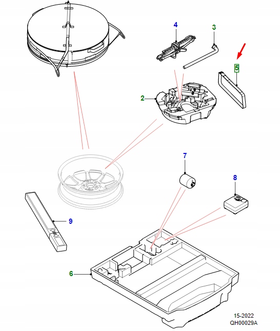 фото №1, Jaguar i-pace x590 strap t4k16688 original