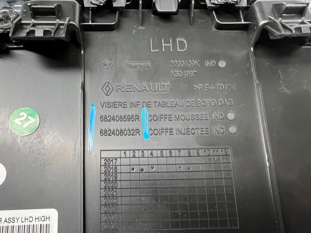 фото №5, Clio v рамка корпус спидометра 682406595r