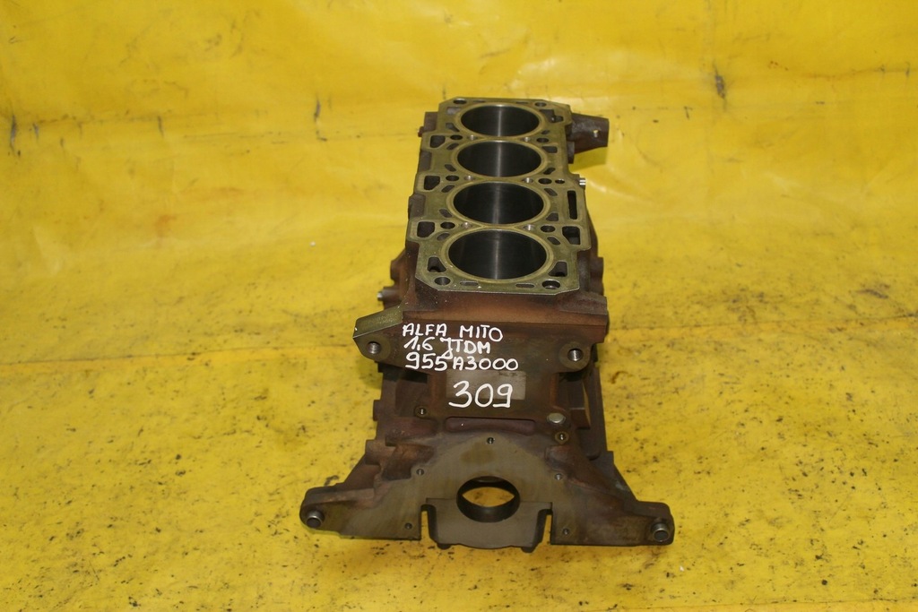фото №6, Блок двигателя alfa romeo mito fiat doblo 1.6 jtdm m-jet 955a3000