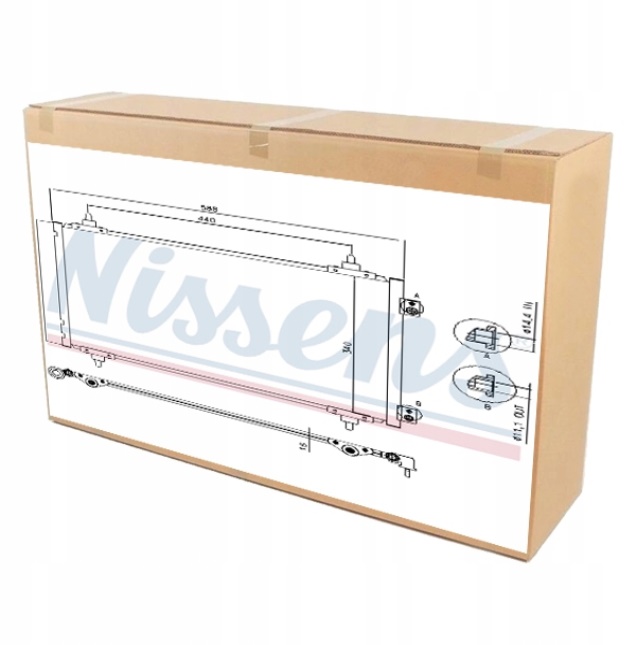 фото №1, Радіатор кондиціонера do peugeot 807 2.0 hdi