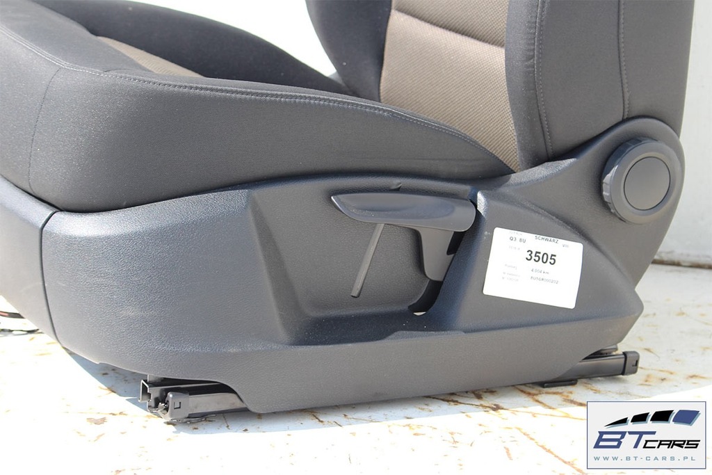 фото №10, Audi q3 сидіння комплект сидінь сидіння сидіння сидіння оббивка 8u велюр pr