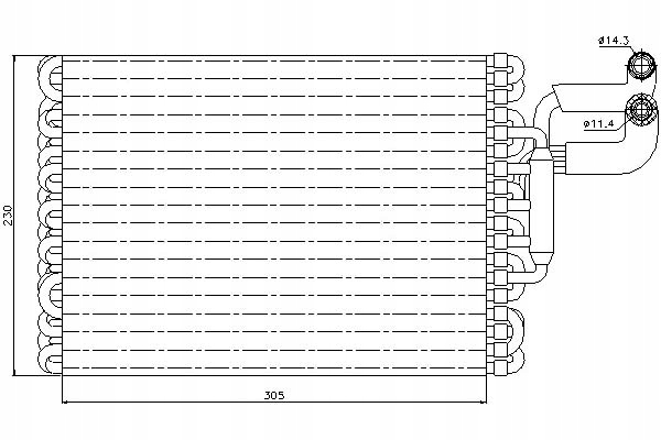 фото №1, Nissens 92059 испаритель, электропроводка кондиционера