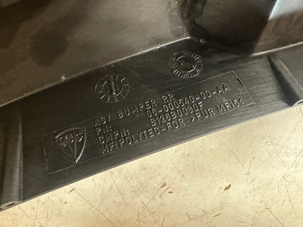 фото №11, Бампер задня tesla roadster новий idealny