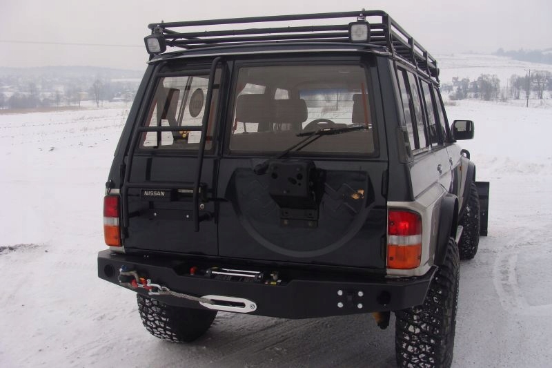 фото №3, Бампер задний задняя плита pod лебёдка patrol y60